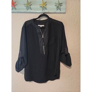 Trina Turk Black Blouse